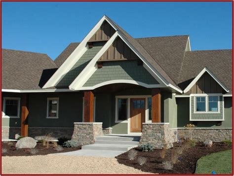 brown house green metal roof|exterior house colors brown roof.